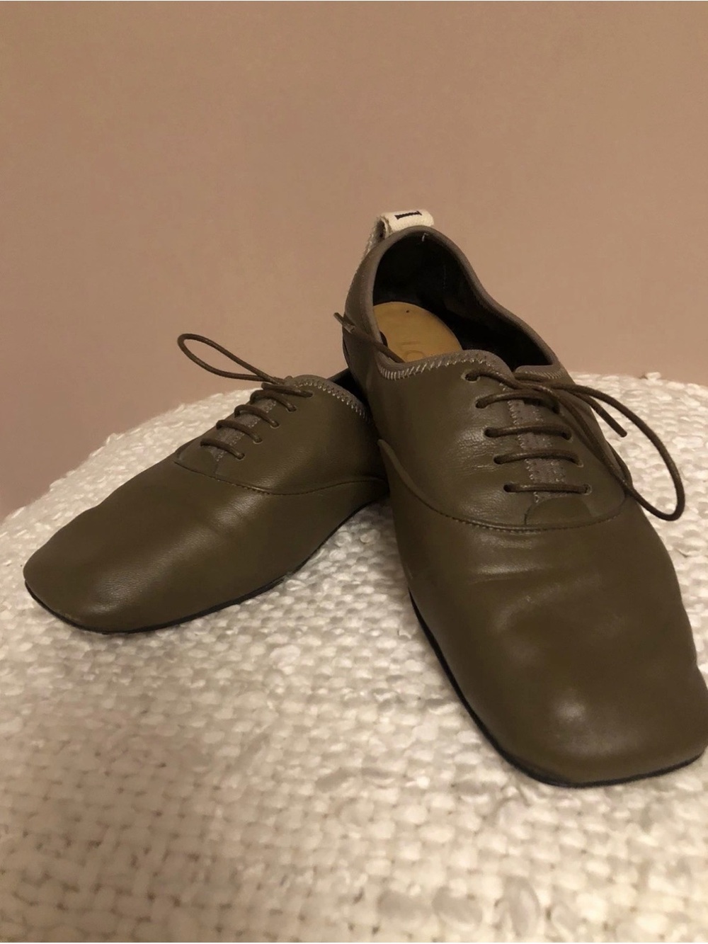 Loewe Leather Derby Shoes